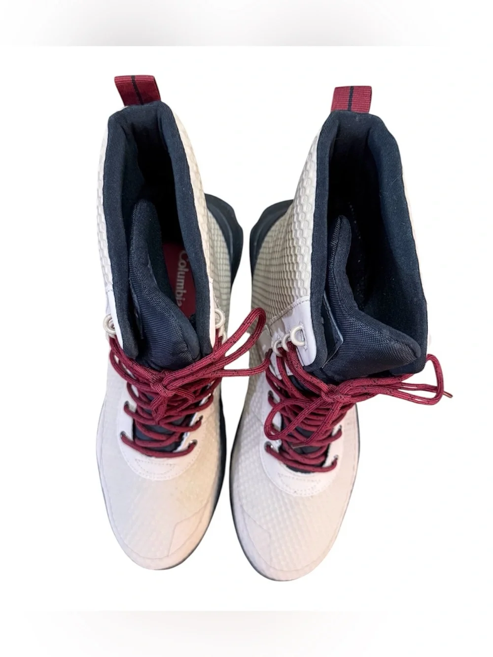 Columbia Hyper-Boreal Omni-Heat Tall Winter Boots Oxford Tan Red Men’s Size 11